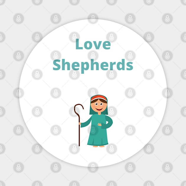 Love Shepherds - Shepherd Magnet by PsyCave